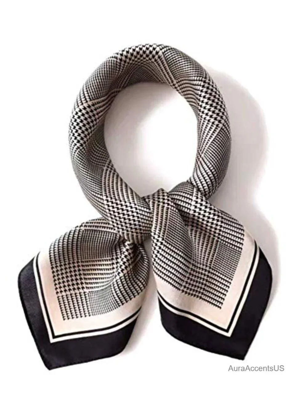 100% Mulberry Silk Square Neckerchief Scarf Gift Packed
